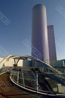 Hi-tech view over Tel Aviv