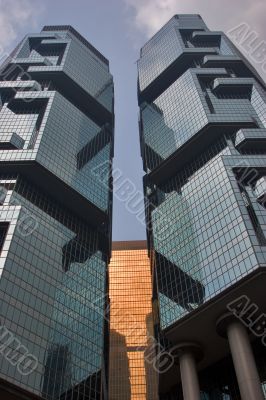 Towers skyscrapers.