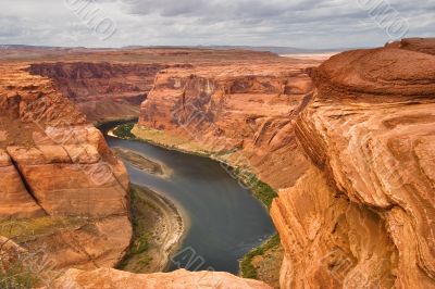 Deep canyon.