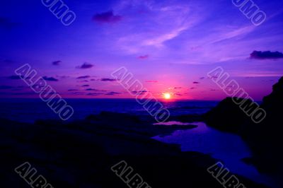 Cornish Blue Sunset