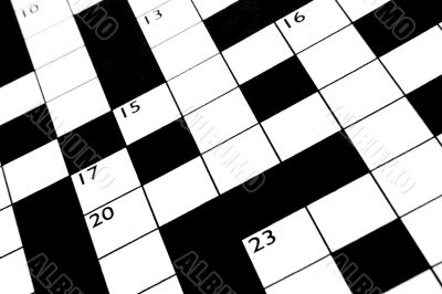 A crossword puzzle
