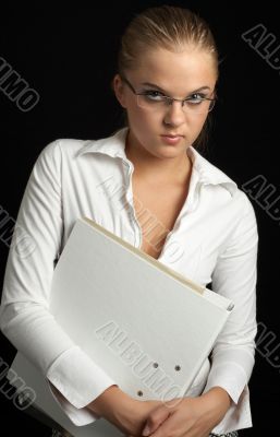 office girl