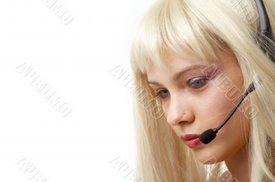 customer service blonde