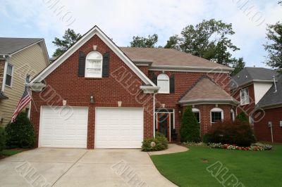 American Brick Home
