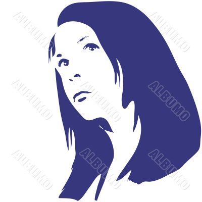 Woman silhouette