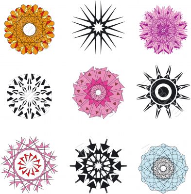symmetrical patterns