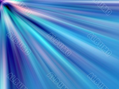 Multicoloured Light Rays
