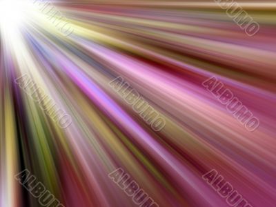 Multicoloured Light Rays