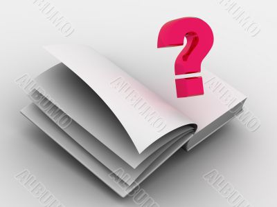 The book and question.