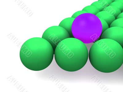 Billiard balls.