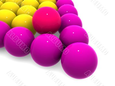 Billiard balls.
