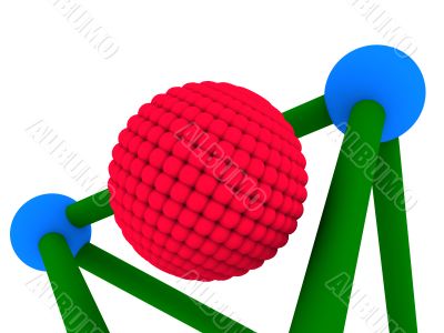 molecular structure.