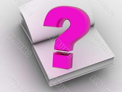The book and question.