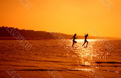 running girls