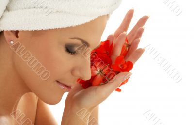 red petals