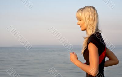 jogging girl