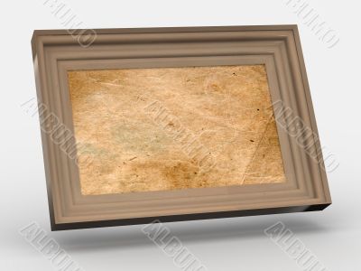 wooden frame