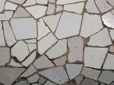 Mosaic tile pieces