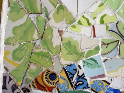 Mosaic tile pieces
