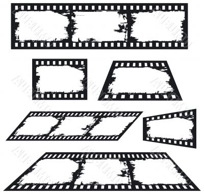 Abstract film strip background