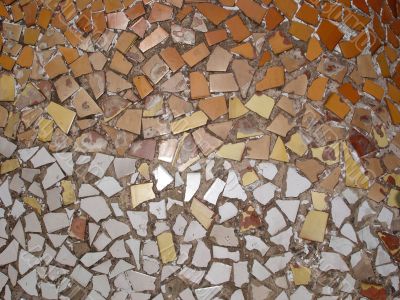 Mosaic tile pieces