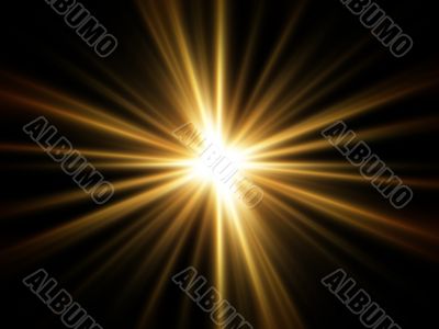 Rays of Golden Light