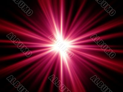Red Rays of Light
