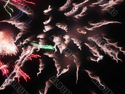 Firework explosion