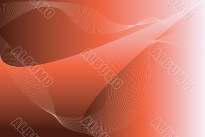 Red wavy background