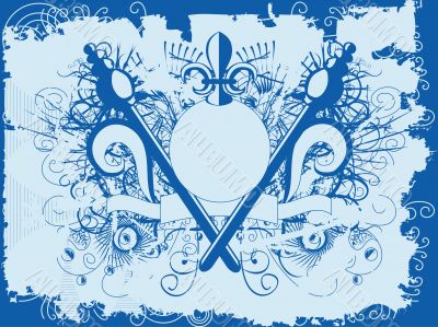 Grunge style border