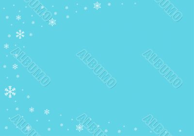 Blue Christmas horizontal background