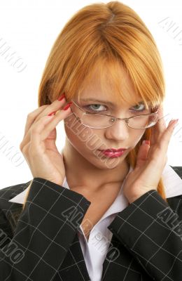 redhead businesswoman