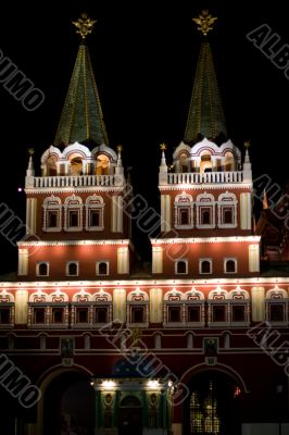 Night Moscow Kremlin