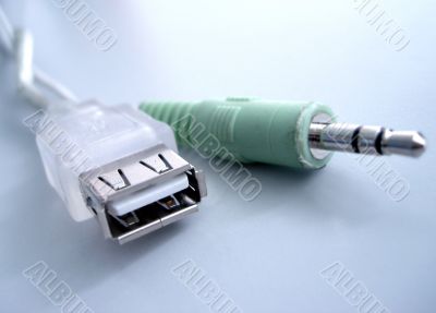 USB cable, focused of connector