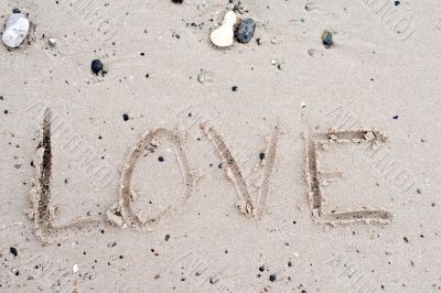 love on the beach