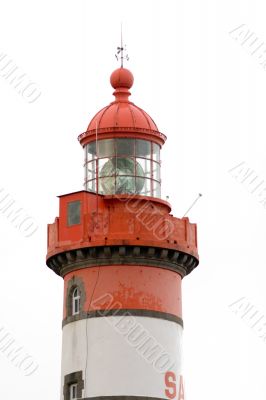 lighthouse isolated on white
