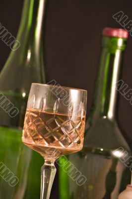 Glass and bottles