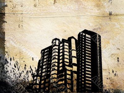 Grunge building