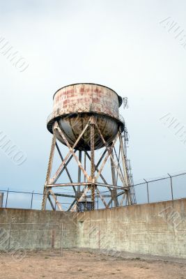 Exercise yard at Alcatraz