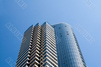 Modern skyscrapers