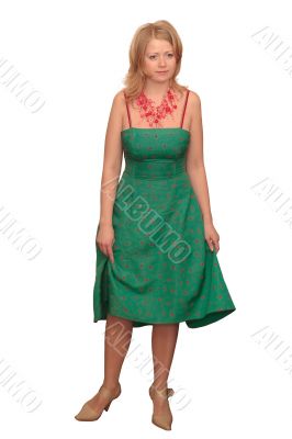 Young lady standing