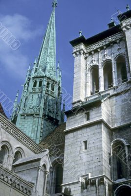 Church towers and steeple