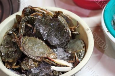 Fresh crabs
