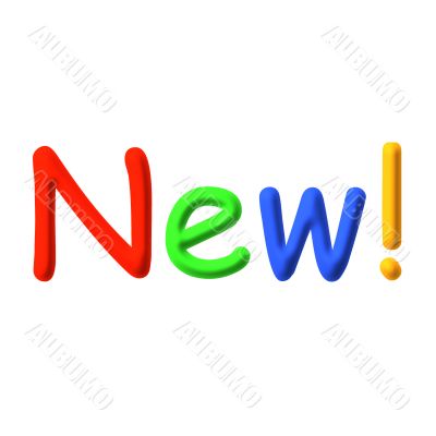 3D indication of something new