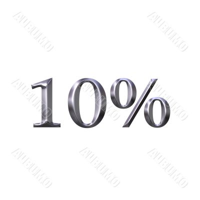 3D Silver 10 Percent