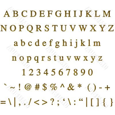 Golden Font