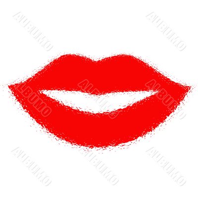 Hot Lips Print
