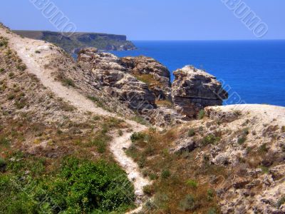 sea coast. Crimea.