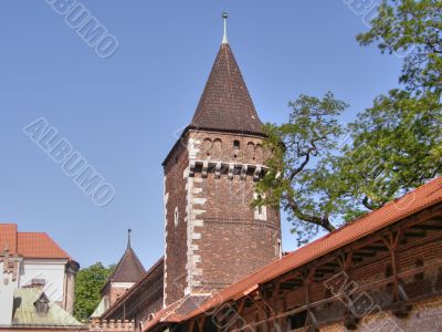 Krakow. An ancient part of city.