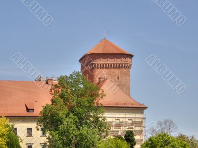 Wawel. Krakow. An ancient part of city.
